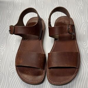 Duckfeet Leather Sandals, sz 39 (9.5)